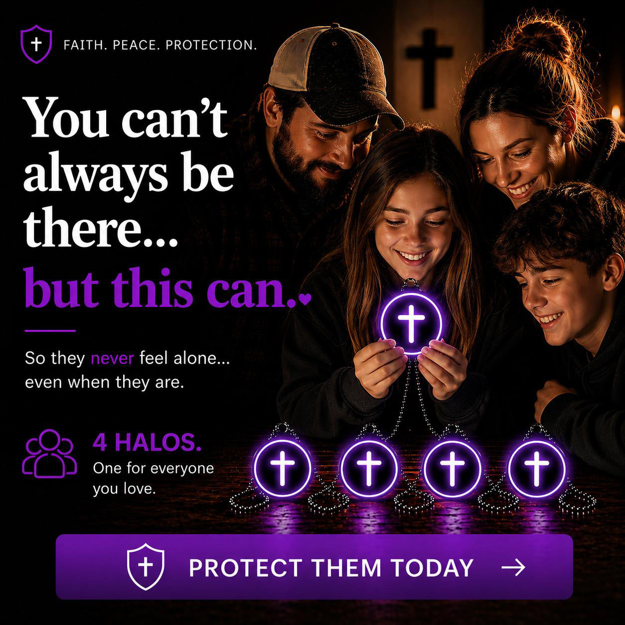 8 Prayer Halos — $159(Reg. $312) • Free Shipping + Free Rosary + Free Gift Boxes (Copy)
