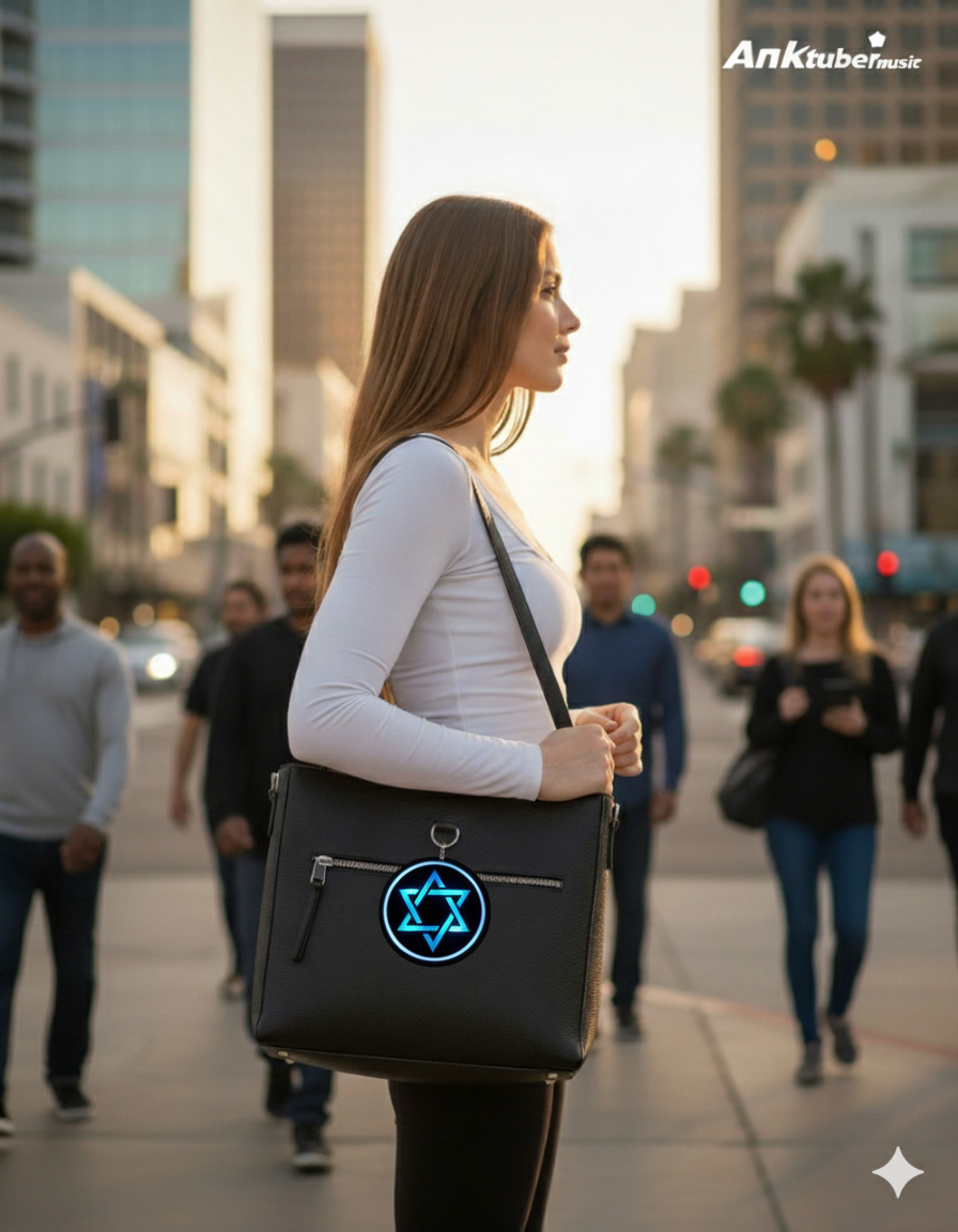 STAR OF DAVID - LED PROTECTION PENDANT