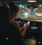 STAR OF DAVID - LED PROTECTION PENDANT