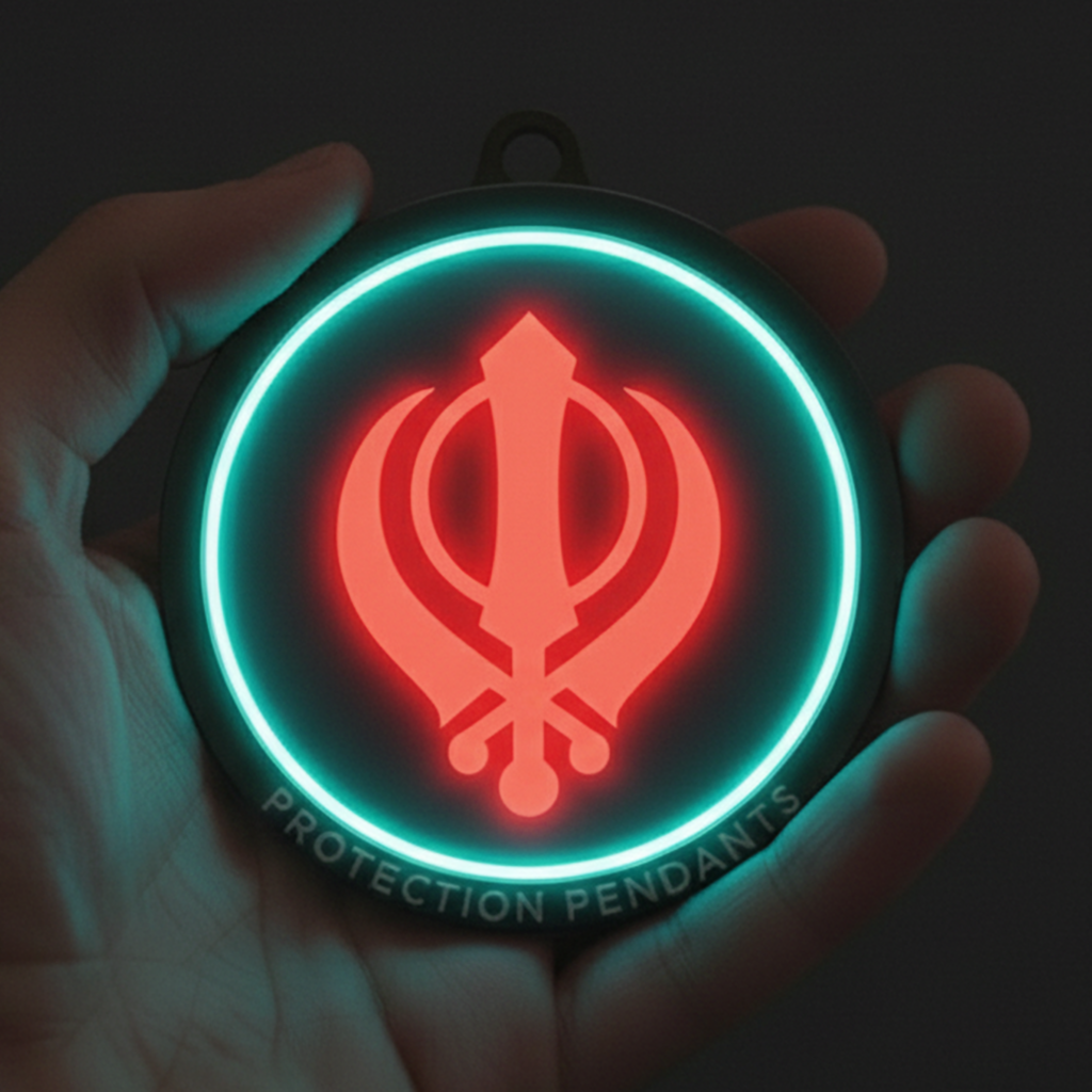 KHANDA - LED PROTECTION PENDANT